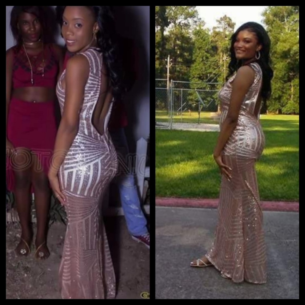 Sequin Mermaid Maxi Gown - Picture 7 of 8